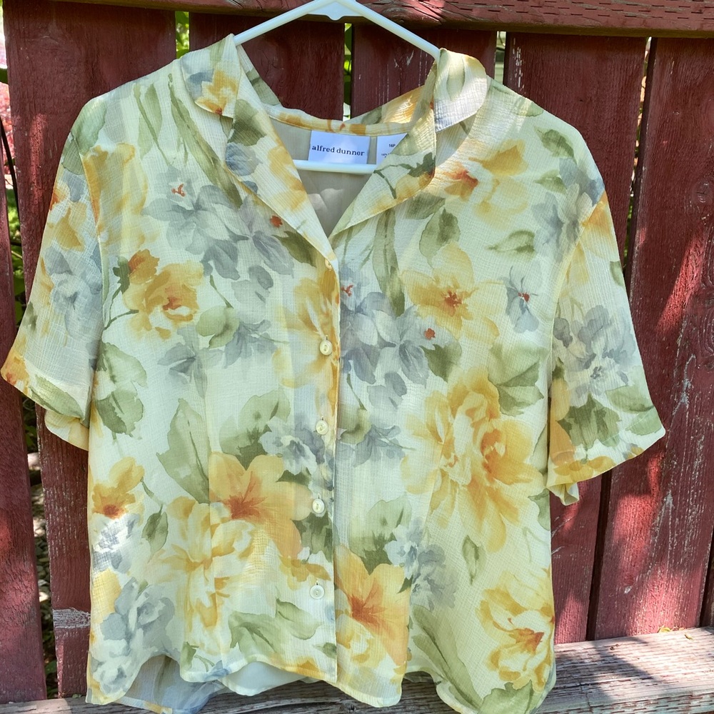 floral button up